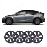 Model Y 19''Gemini Wheels Cover Enjoliveurs Remplacement 4PCS pour Tesla (2020-2024) 