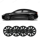 Model Výměna krytů nábojů 3 18'' aerodynamických kol 4ks pro Tesla (2017-2023)