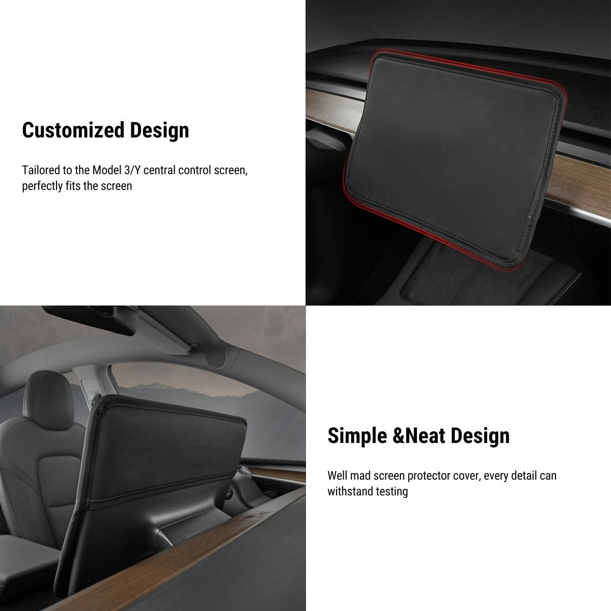 Housse de protection d'écran Tesla Model 3