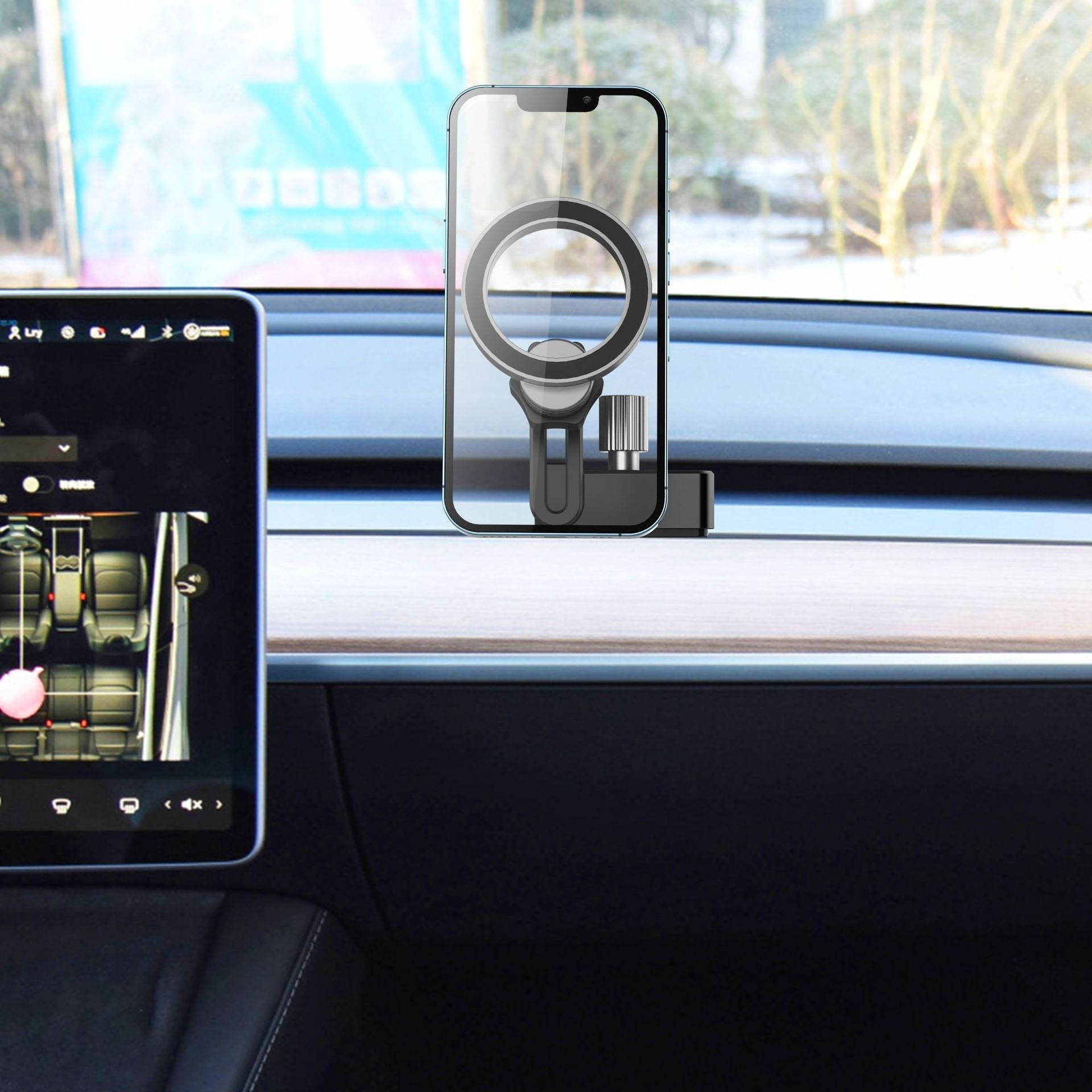 Support de téléphone avec Magsafe pour Tesla Model Y et 3 supports  escamotables – Arcoche