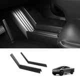 Lower Center Console Side Trim Covers  (Carbon Fiber Pattern ABS) for Cybertruck