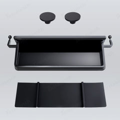 Behind Screen Storage Tray with Magnetic Phone Holder for Cybertruck - T-Launch