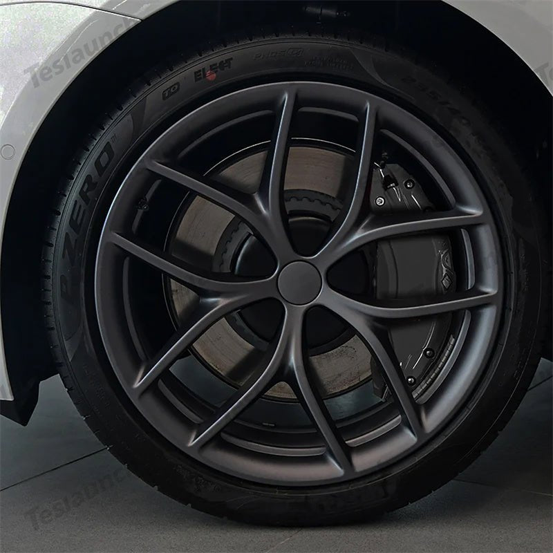 Black Brake Caliper Covers (4Pcs) For Tesla 2017-2024 Model 3/Y - T-Launch