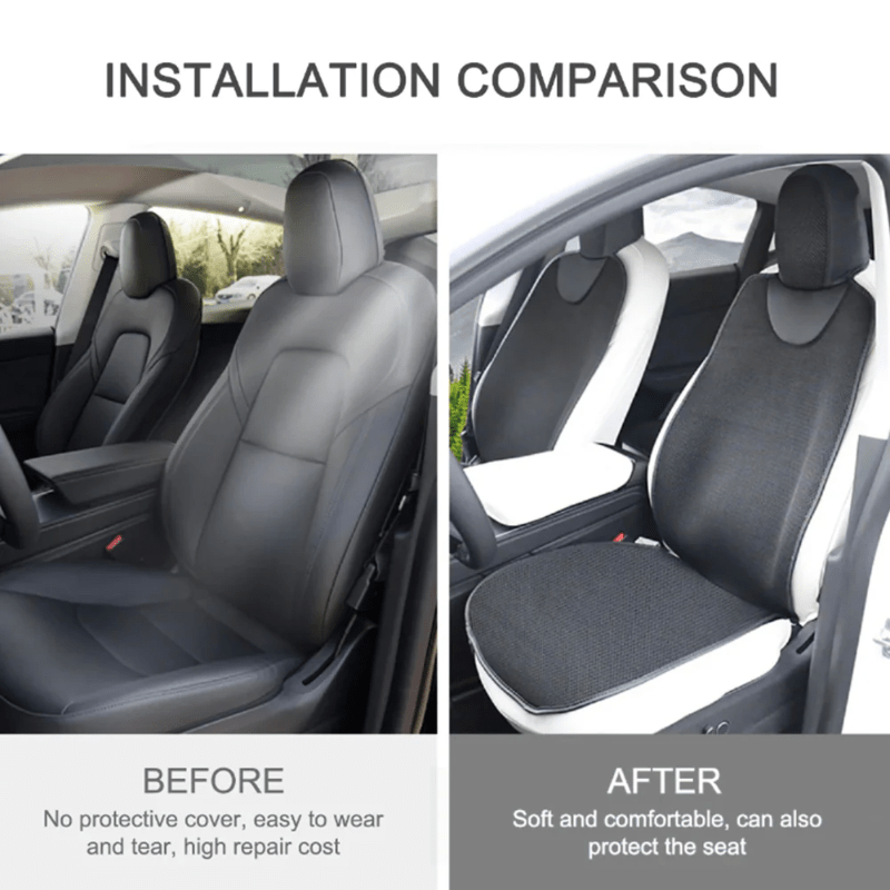 Breathable Ice Silk Air Mesh Seat Cushion for Model 3/Y - T-Launch
