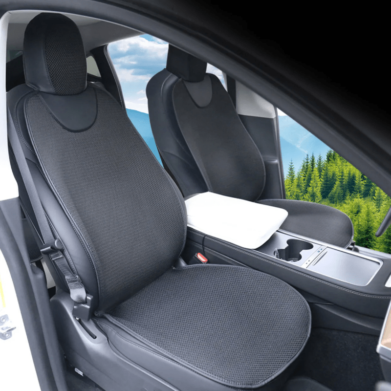 Breathable Ice Silk Air Mesh Seat Cushion for Model 3/Y - T-Launch