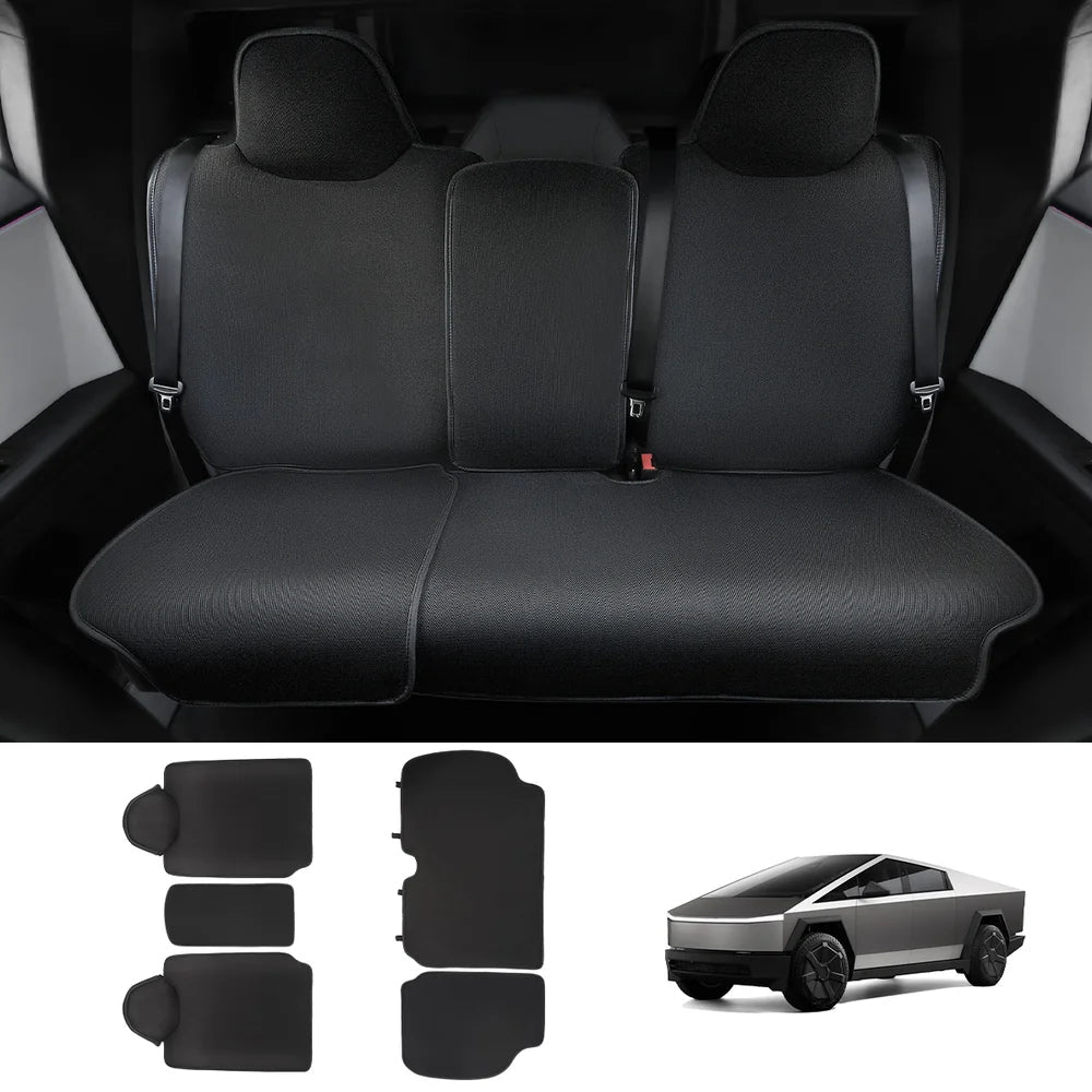 Breathable Mesh Seat Cover Set for Tesla Cybertruck 2024+ - T-Launch