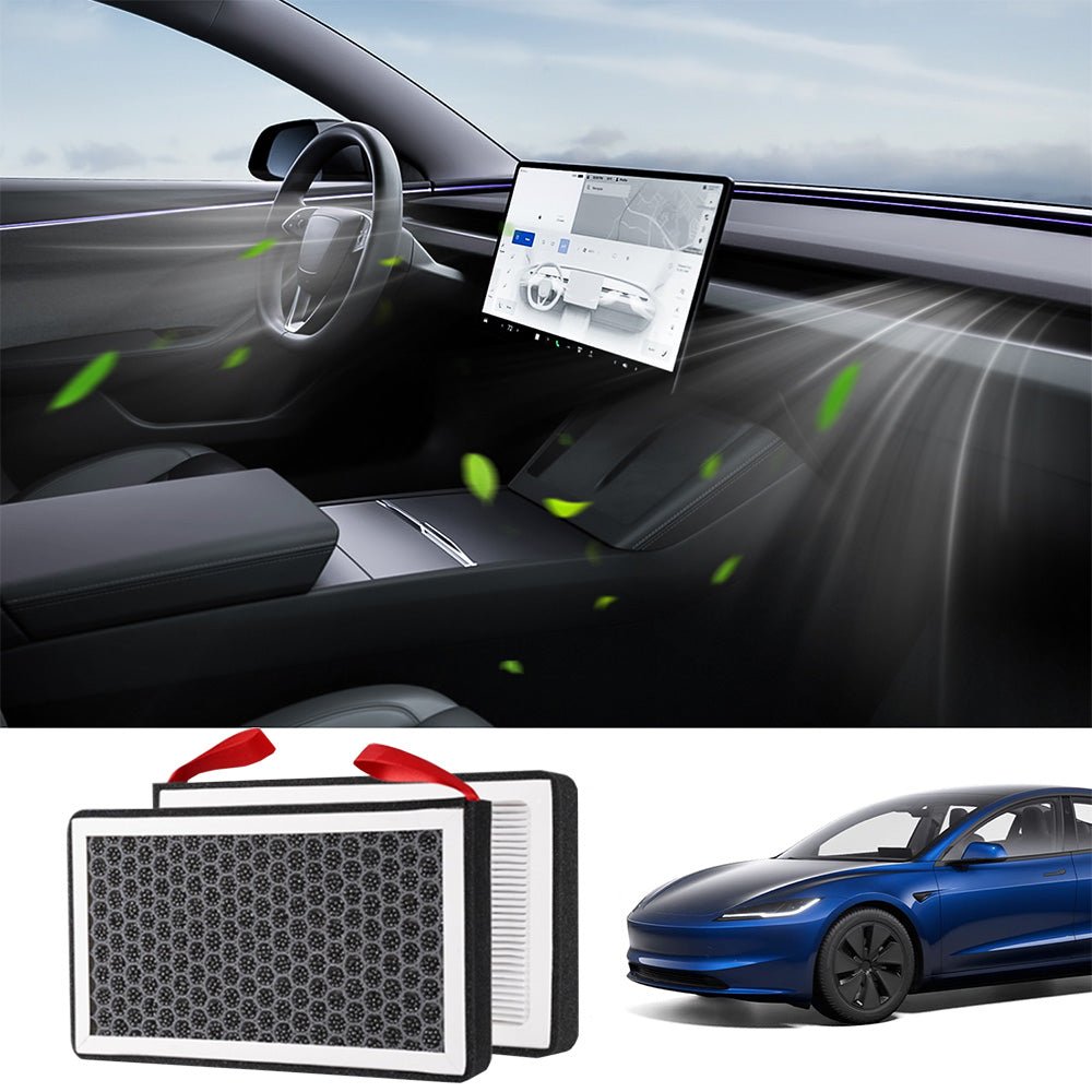 Cabin Air Filter & HEPA Filter with Activated Carbon for Tesla Model 3 - T-Launch