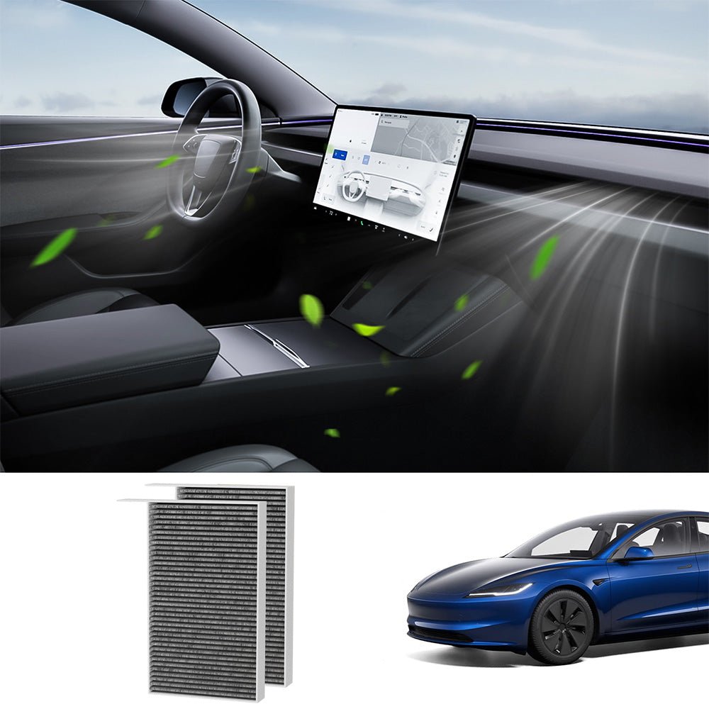 Cabin Air Filter & HEPA Filter with Activated Carbon for Tesla Model 3 - T-Launch