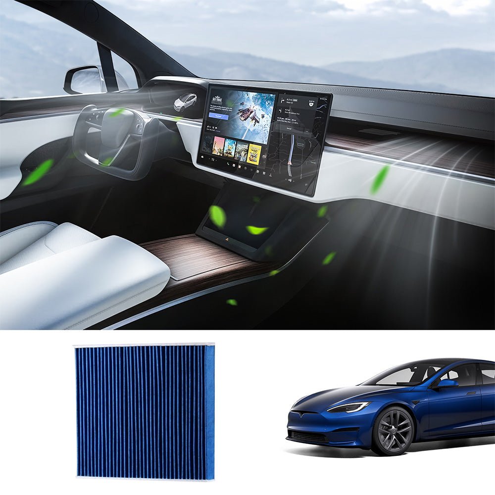 Cabin Air Filter & HEPA Filter with Activated Carbon for Tesla Model S 2012+ - T-Launch