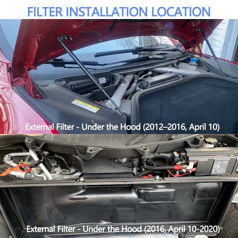 Cabin Air Filter & HEPA Filter with Activated Carbon for Tesla Model S 2012+ - T-Launch