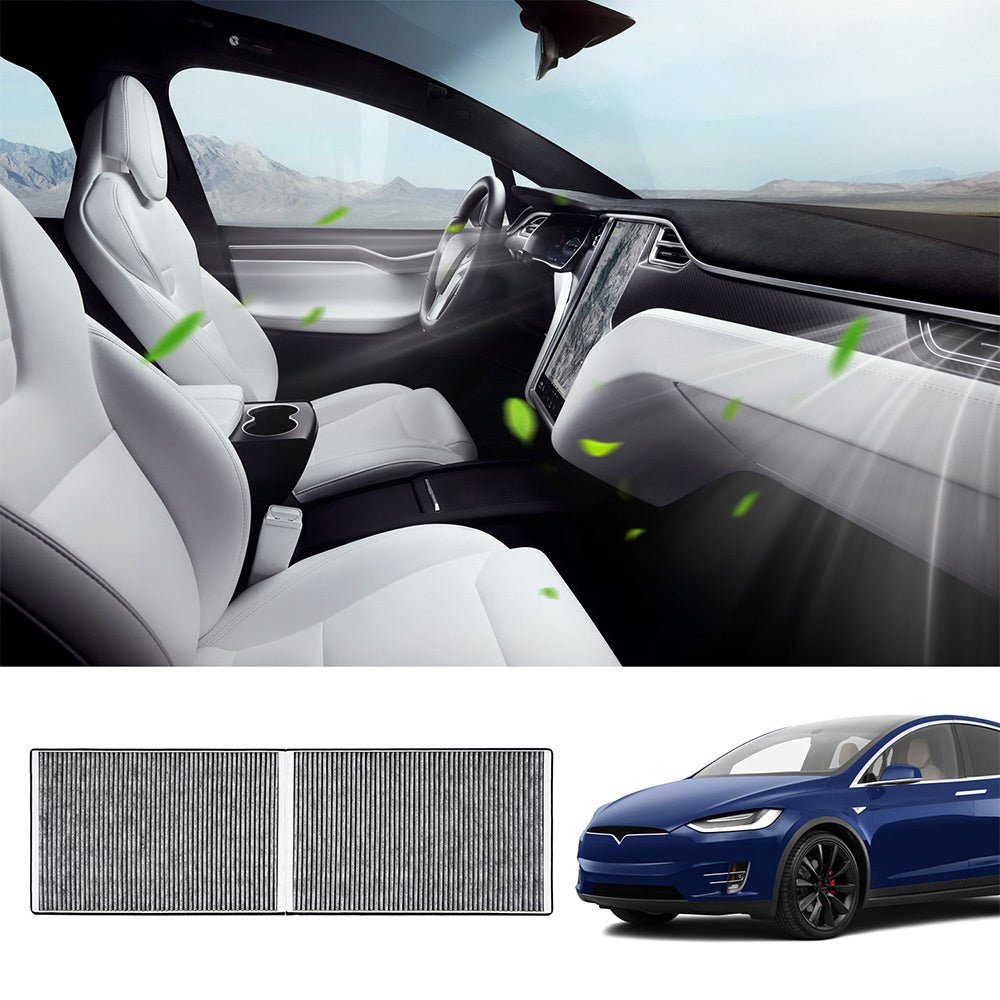 Cabin Air Filter & HEPA Filter with Activated Carbon for Tesla Model X - T-Launch