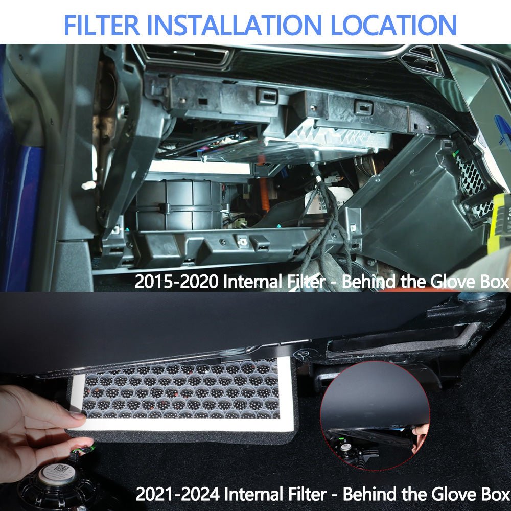 Cabin Air Filter & HEPA Filter with Activated Carbon for Tesla Model X - T-Launch
