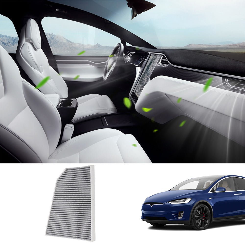 Cabin Air Filter & HEPA Filter with Activated Carbon for Tesla Model X - T-Launch