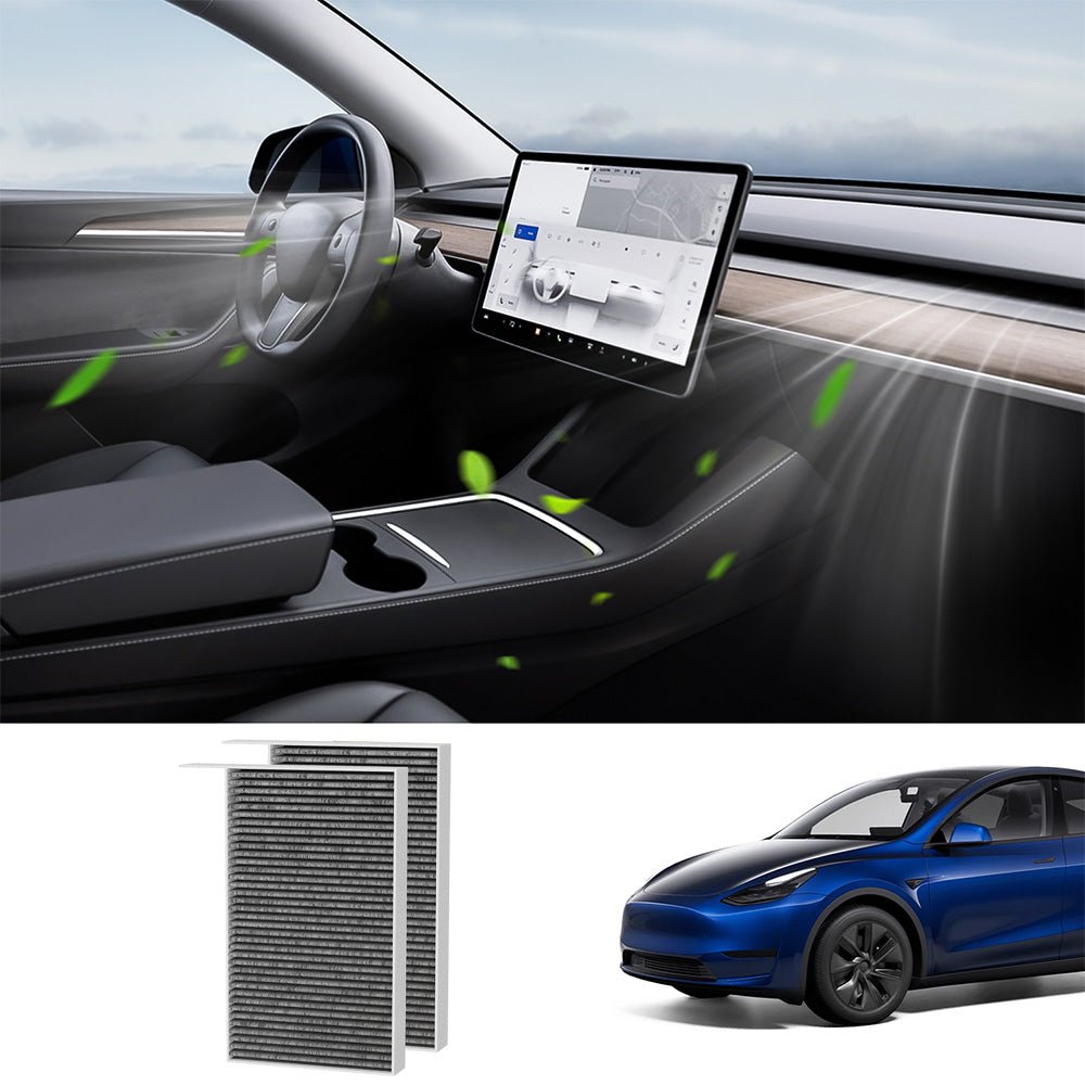 Cabin Air Filter & HEPA Filter with Activated Carbon for Tesla Model Y - T-Launch