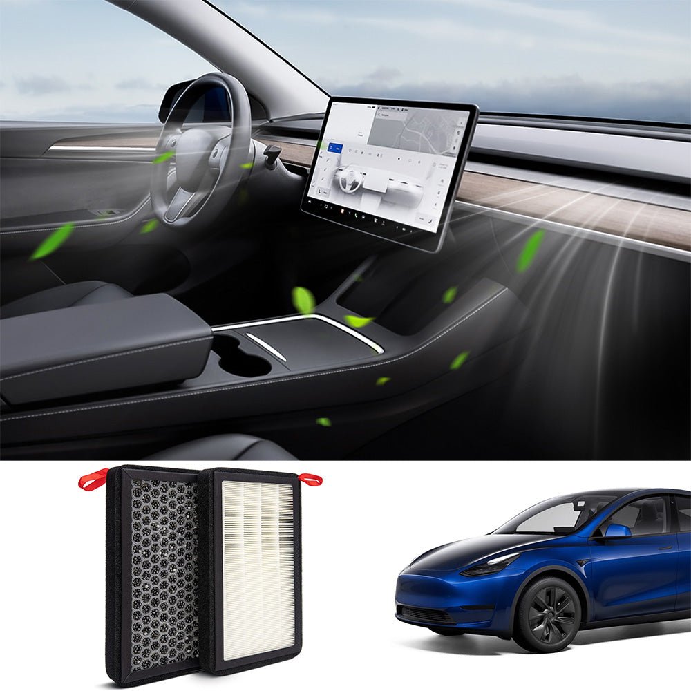 Cabin Air Filter & HEPA Filter with Activated Carbon for Tesla Model Y - T-Launch