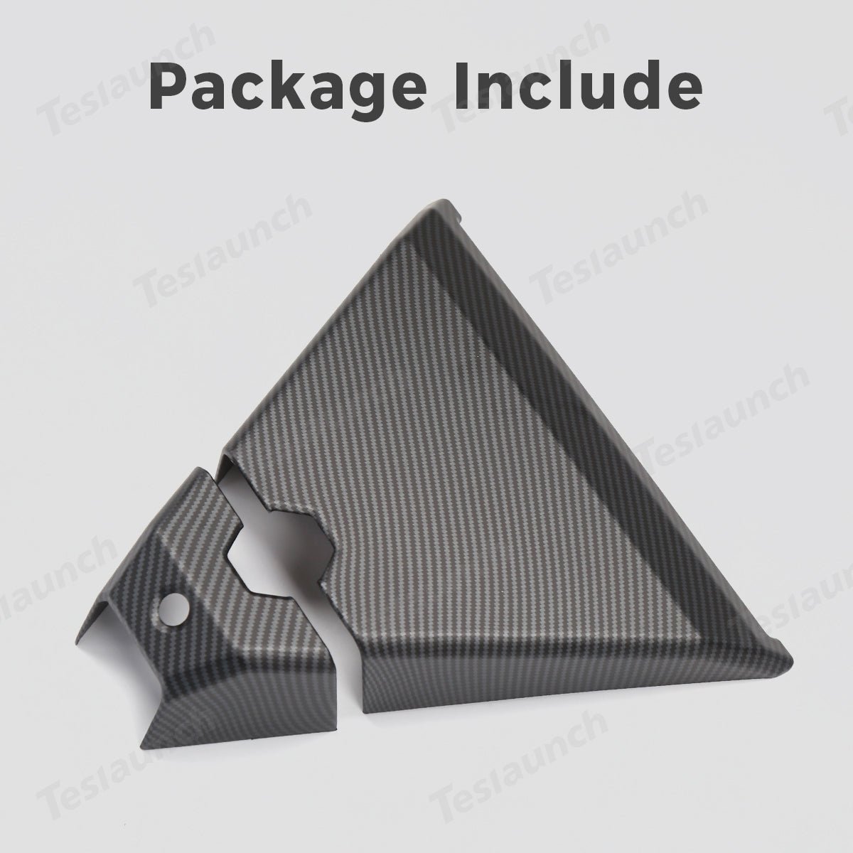 Cabin Camera Trim Cover (Carbon Fiber Pattern ABS) for Cybertruck - T-Launch