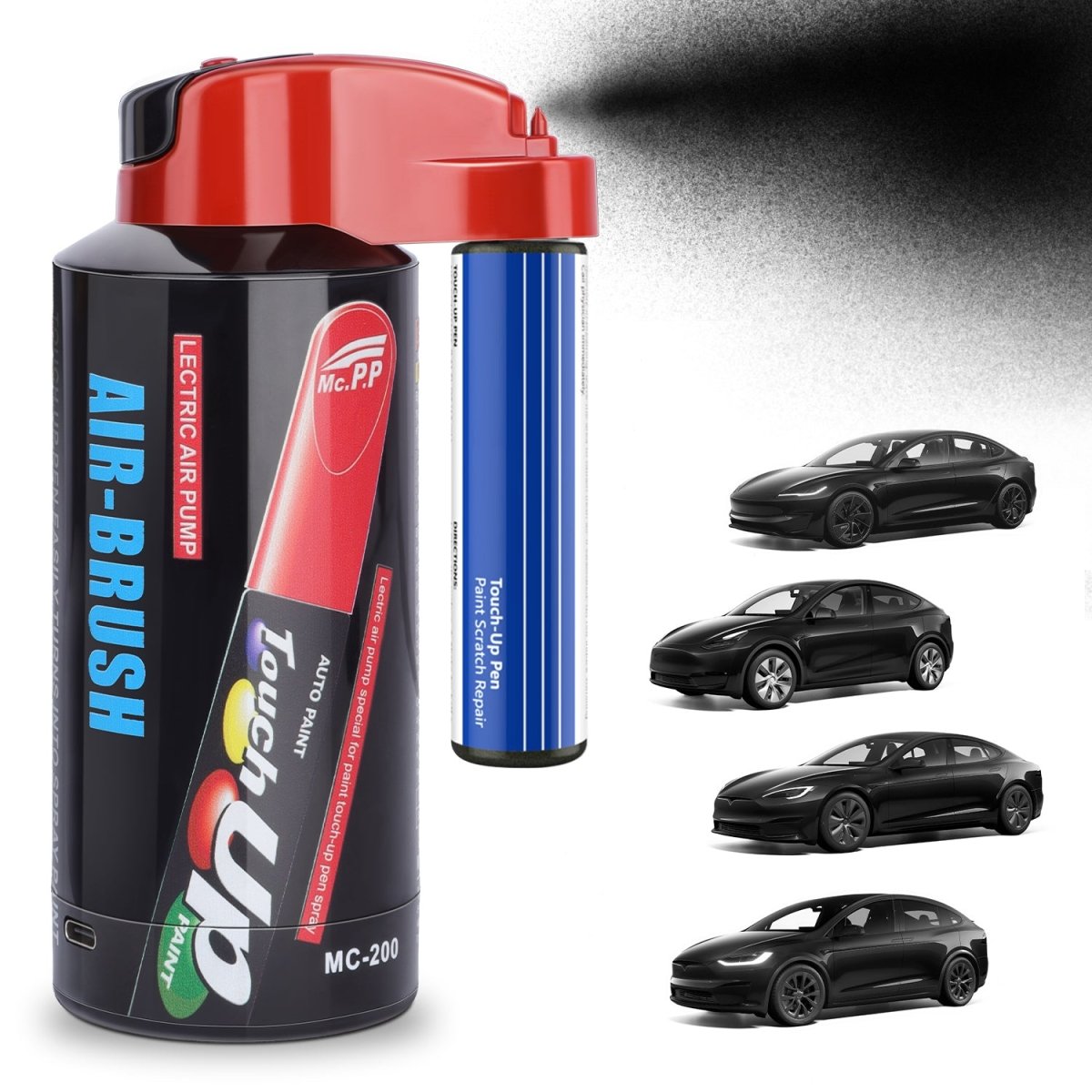 Car Body Touch Up Paint Electric Sprayer Repair Kit for Tesla 3/Y/S/X - T-Launch