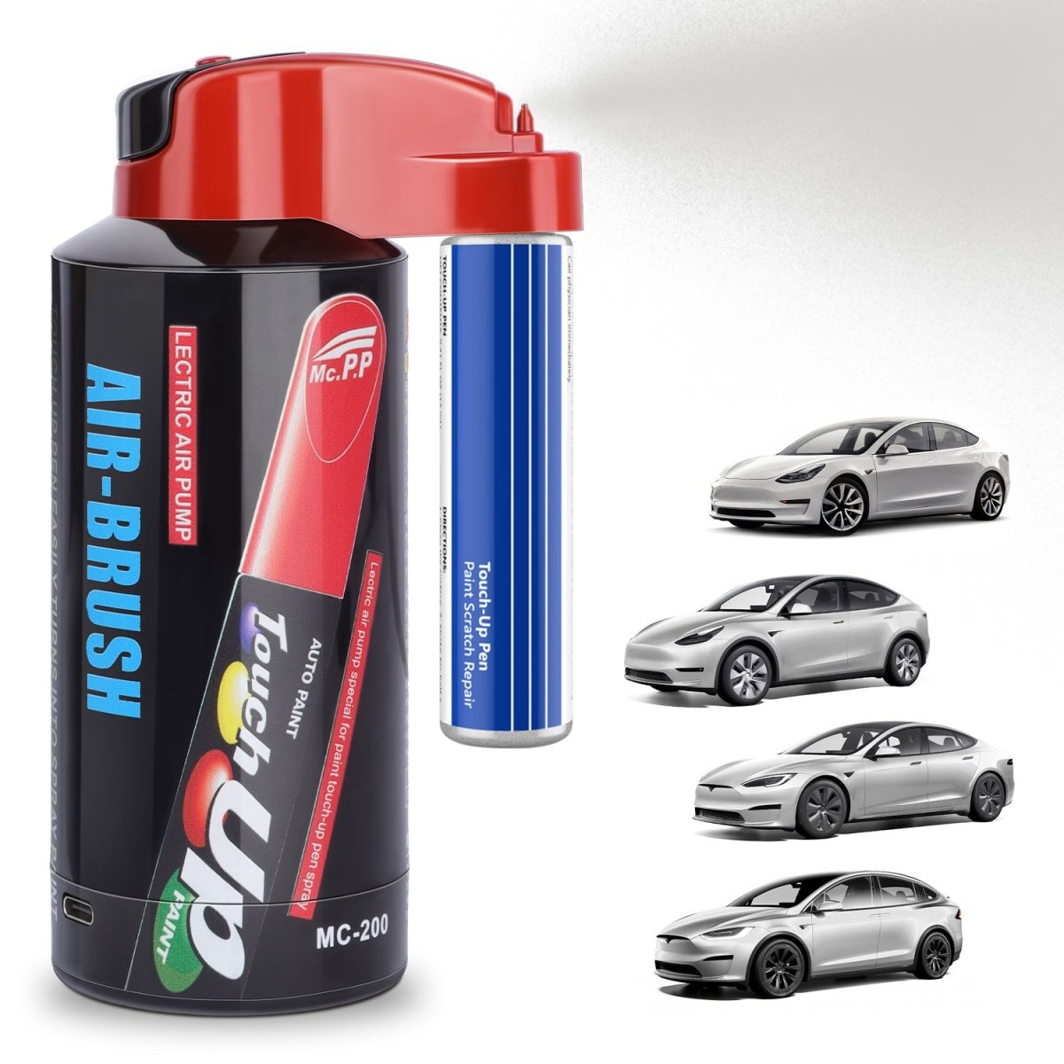 Car Body Touch Up Paint Electric Sprayer Repair Kit for Tesla 3/Y/S/X - T-Launch