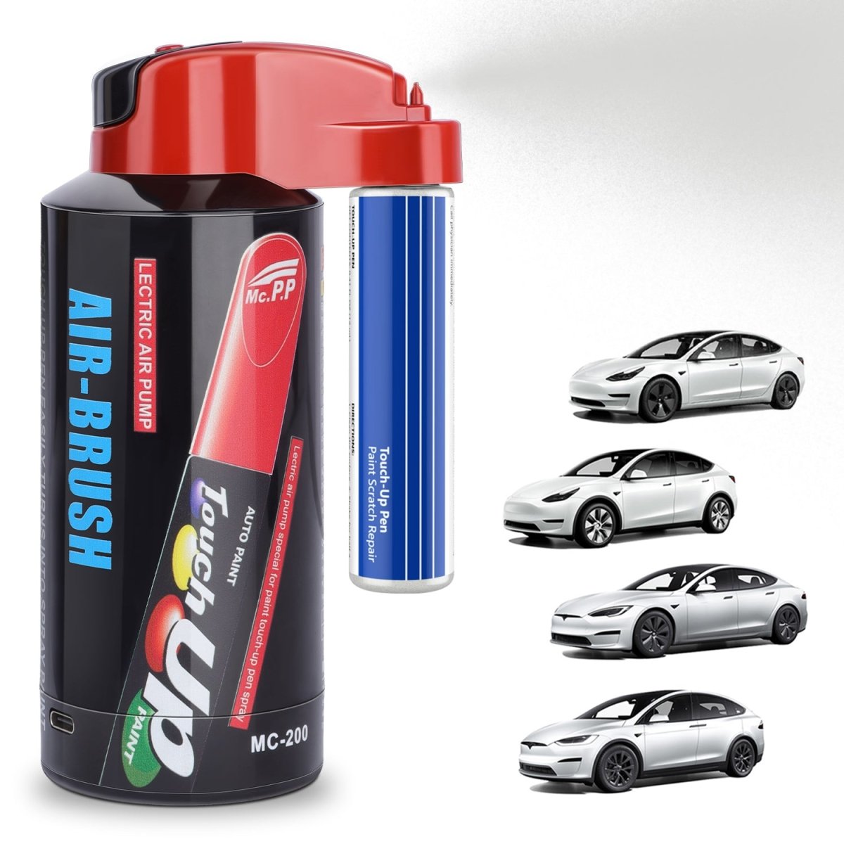 Car Body Touch Up Paint Electric Sprayer Repair Kit for Tesla 3/Y/S/X - T-Launch