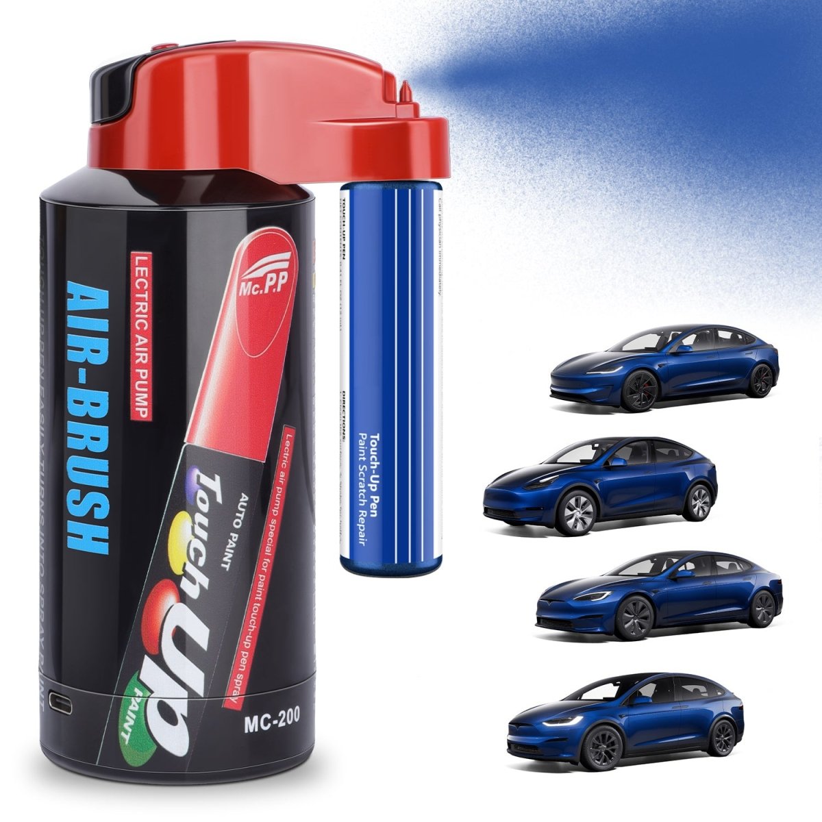 Car Body Touch Up Paint Electric Sprayer Repair Kit for Tesla 3/Y/S/X - T-Launch