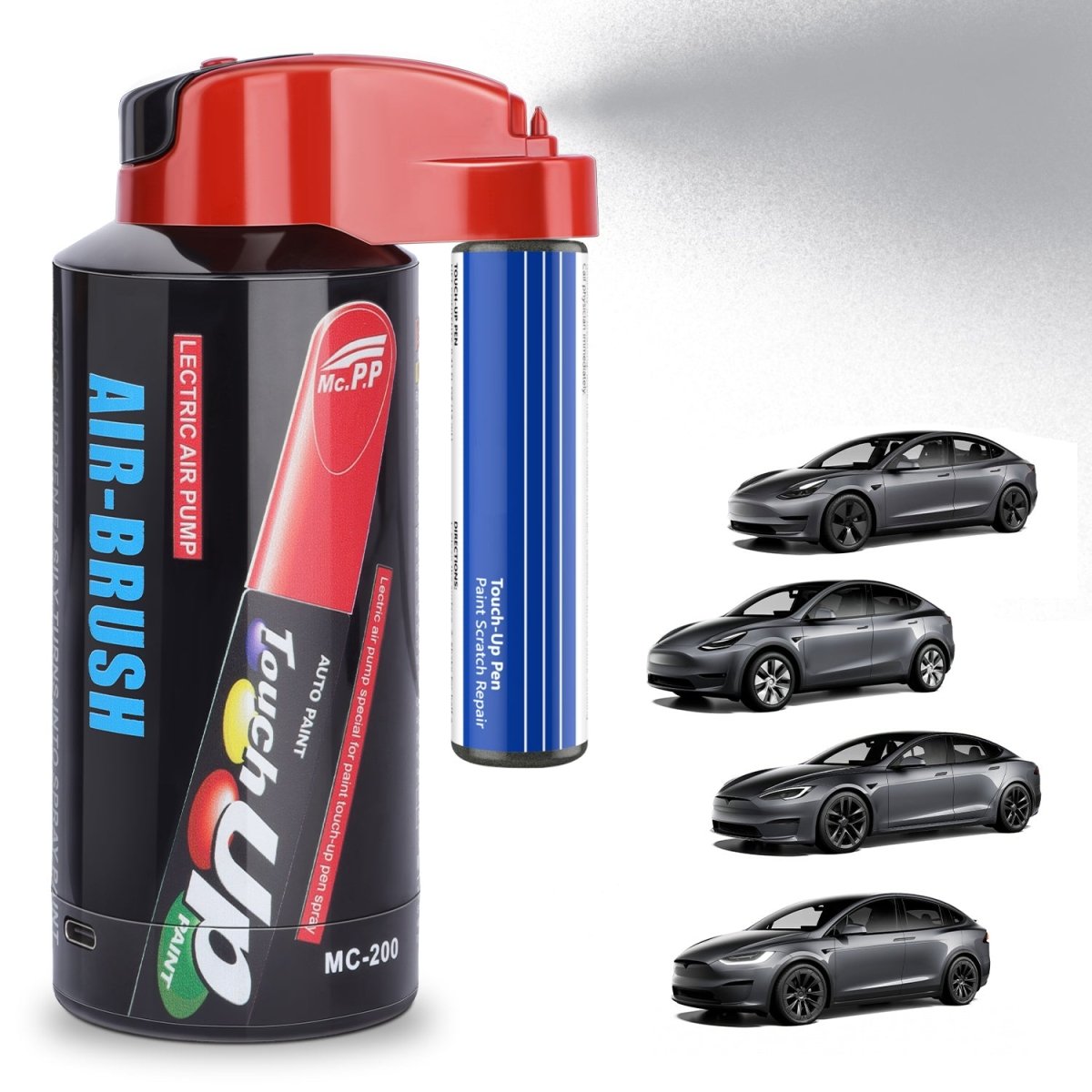 Car Body Touch Up Paint Electric Sprayer Repair Kit for Tesla 3/Y/S/X - T-Launch