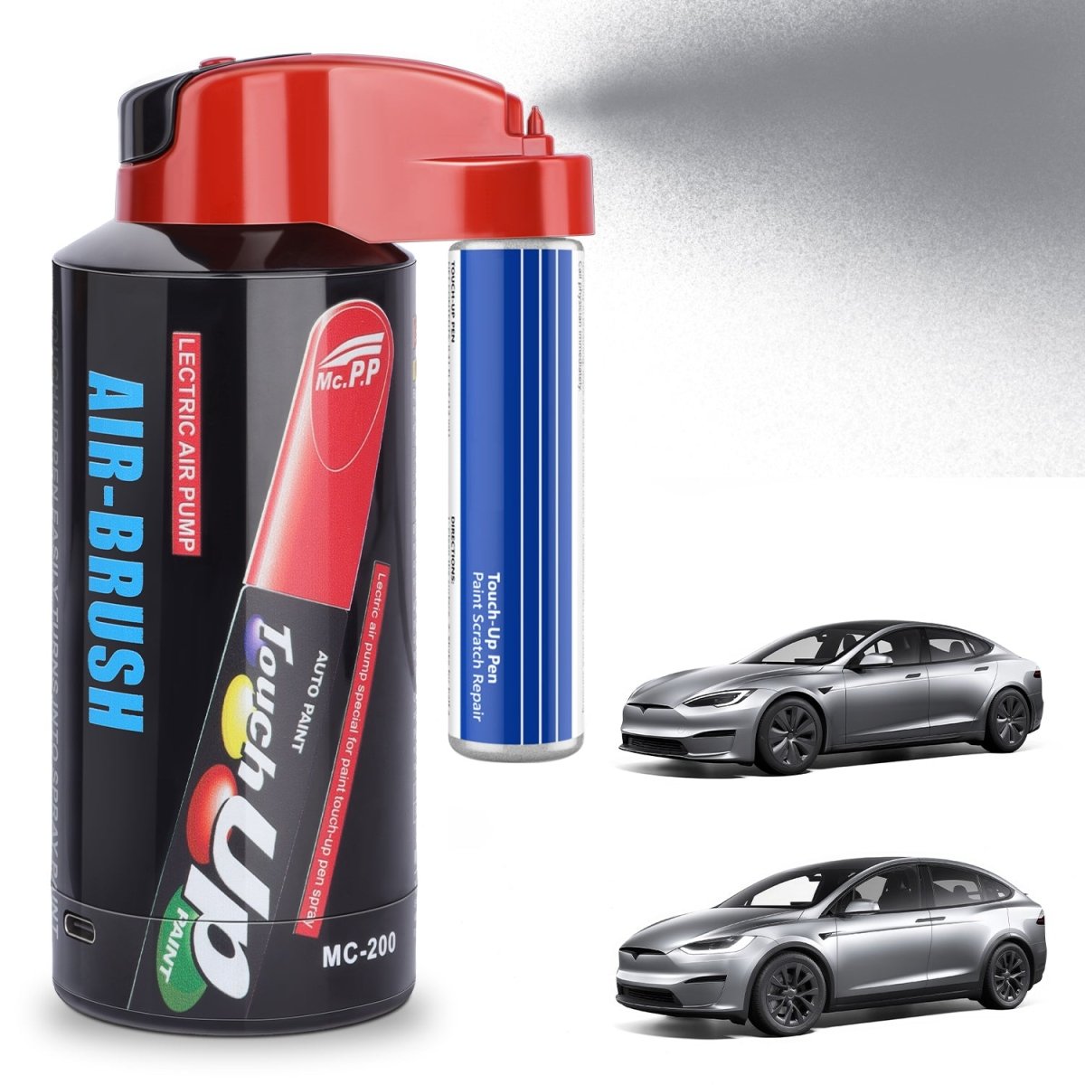 Car Body Touch Up Paint Electric Sprayer Repair Kit for Tesla 3/Y/S/X - T-Launch