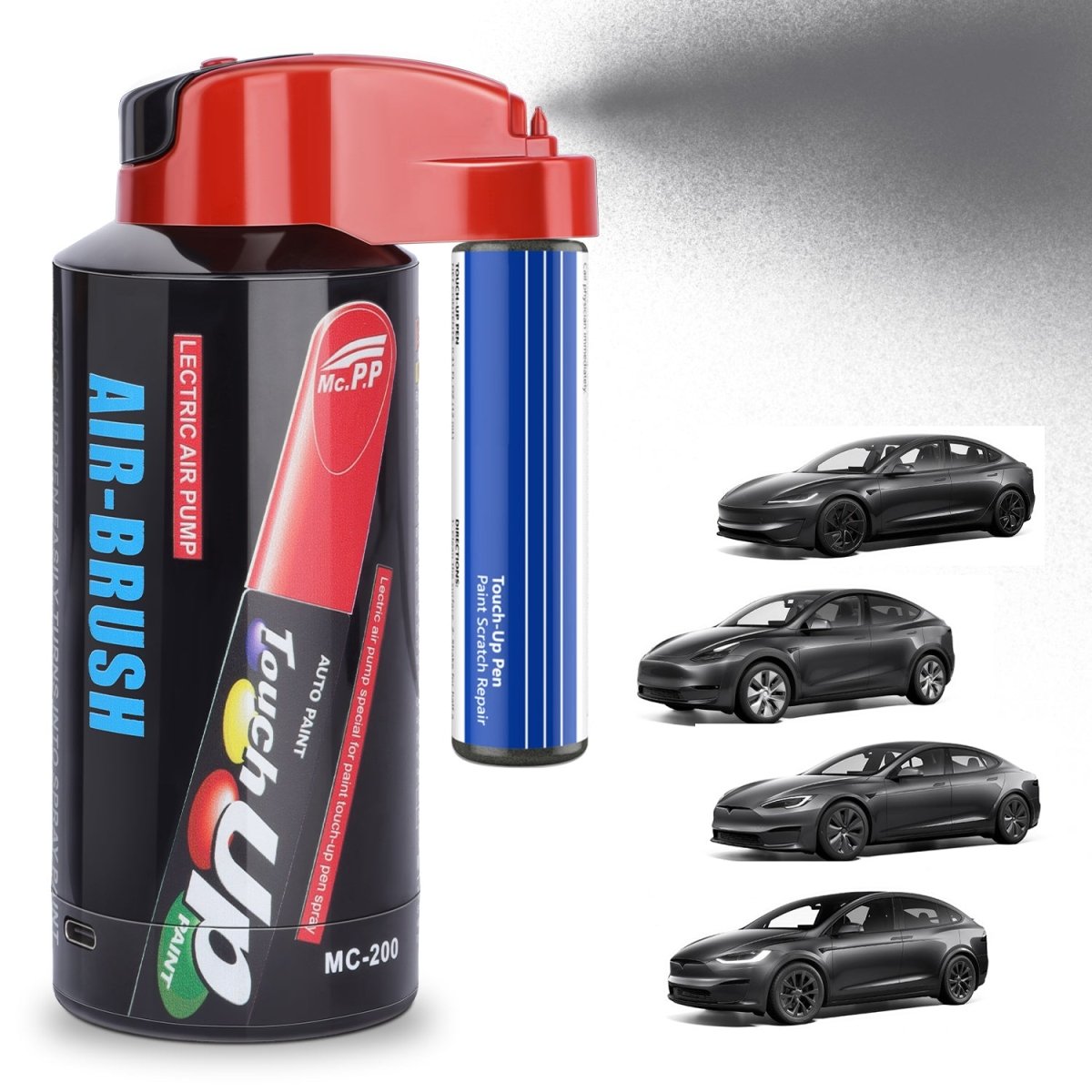 Car Body Touch Up Paint Electric Sprayer Repair Kit for Tesla 3/Y/S/X - T-Launch