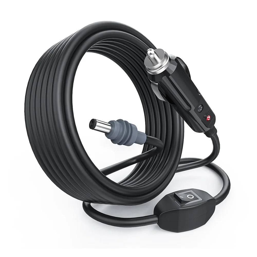 Car Charger to DC Cable with Switch for Starlink Mini (10ft/3M) - T-Launch