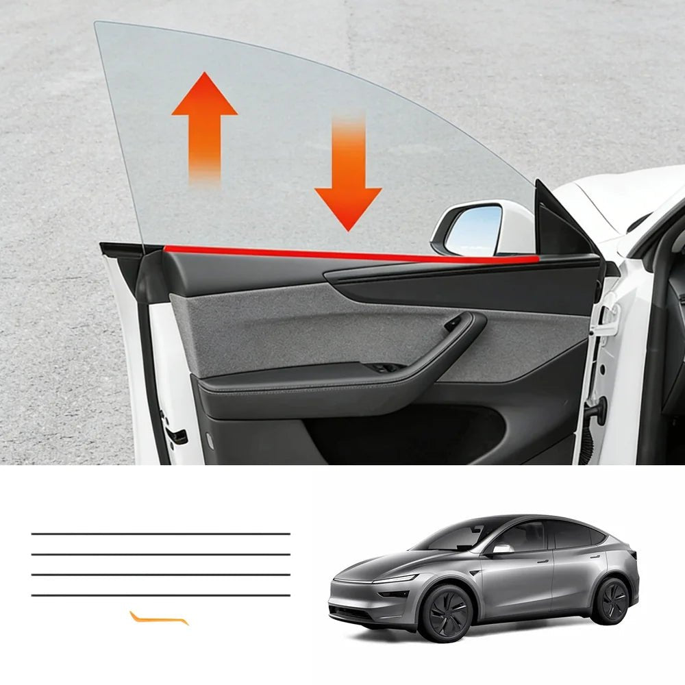 Car Window Wind Noise Reduction Seals for Tesla Model 3/Y/S/X - T-Launch