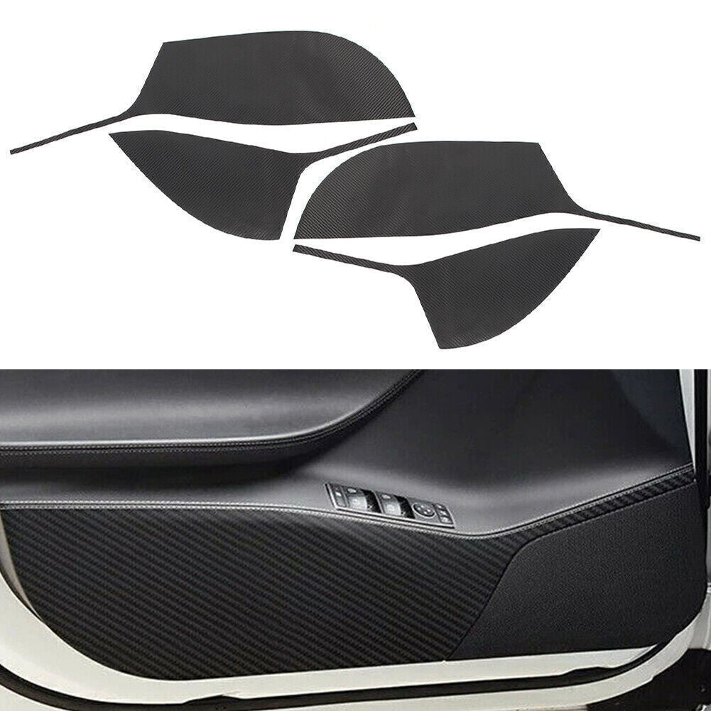 Carbon Fiber 3D Door Anti-kick Anti-dirty Protective Sticker (4 PCS) for Tesla Model 3/X/S (2016-2020) - T-Launch