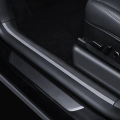 Carbon Fiber Color Door Sill Protector + Trunk Sill Protector for Tesla Model Y 2021-2024 - T-Launch