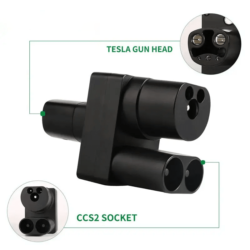 CCS2 to Tesla/NACS EV Charging Adapter for Model 3/Y/S/X - T-Launch