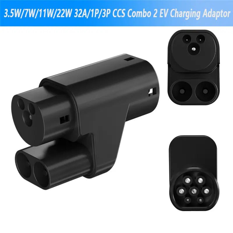 CCS2 to Type 2 Adapter for European Tesla Model S/X （Not compatible with non-Tesla vehicles） - T-Launch