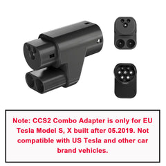 CCS2 to Type 2 Adapter for European Tesla Model S/X （Not compatible with non-Tesla vehicles） - T-Launch