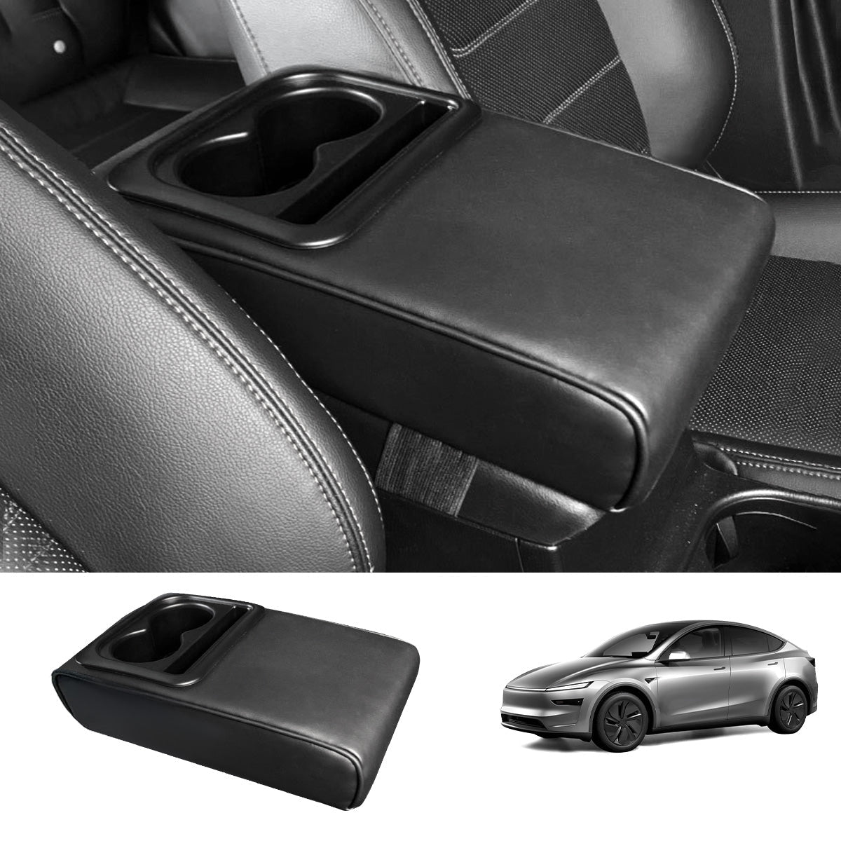 Center Console Armrest Heightening Cushion – Comfortable Support for Tesla Model 3/Y/S/X/CT - T-Launch
