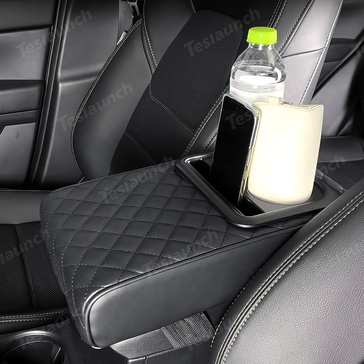 Center Console Armrest Heightening Cushion – Comfortable Support for Tesla Model 3/Y/S/X/CT - T-Launch
