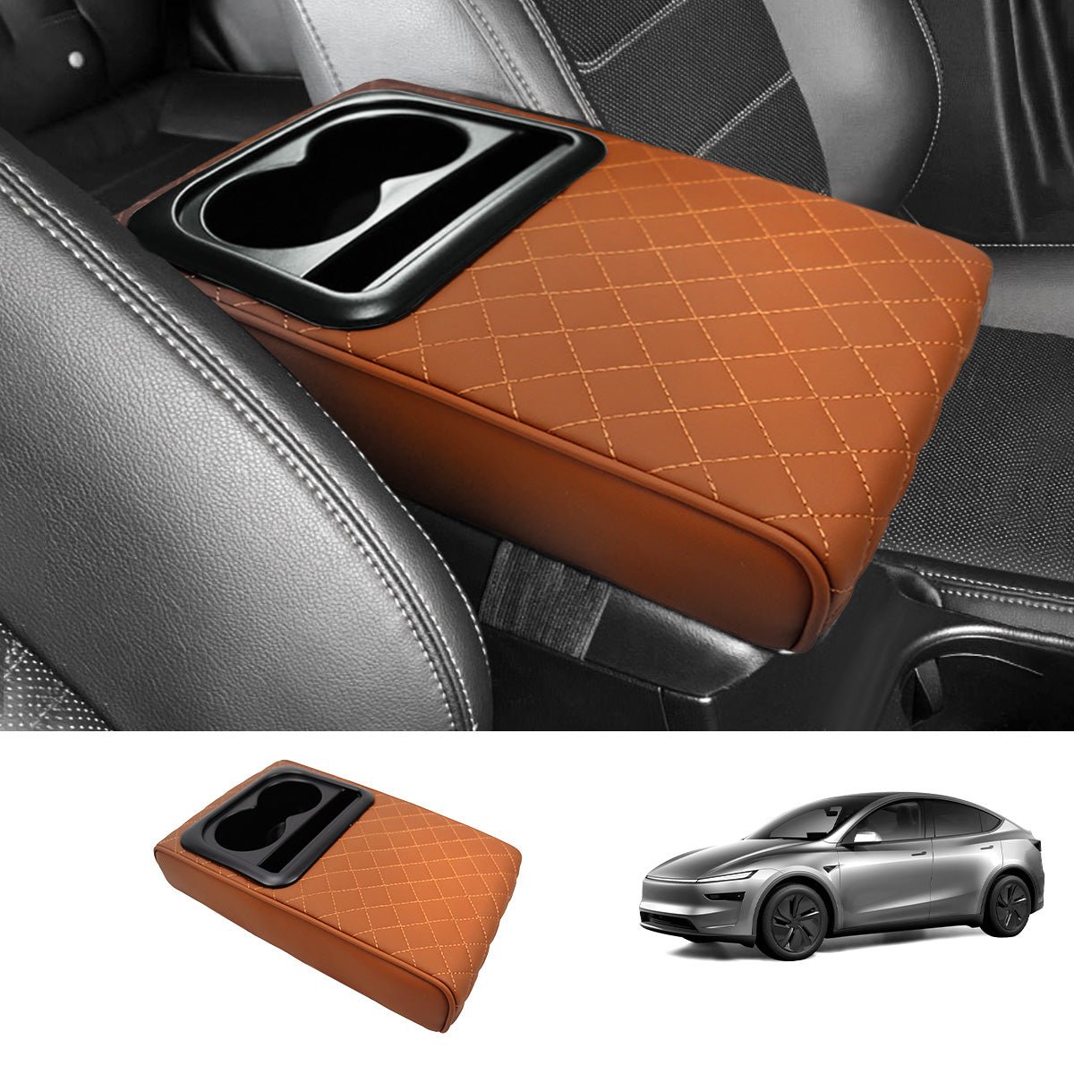 Center Console Armrest Heightening Cushion – Comfortable Support for Tesla Model 3/Y/S/X/CT - T-Launch
