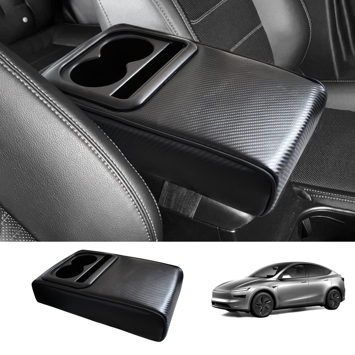 Center Console Armrest Heightening Cushion – Comfortable Support for Tesla Model 3/Y/S/X/CT - T-Launch