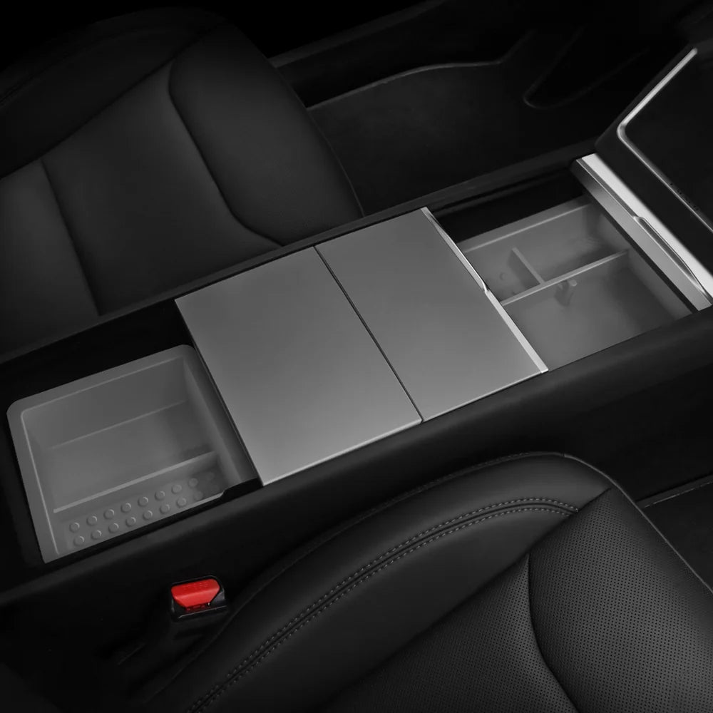 Center Console & Armrest Storage Box for Tesla Model Y Juniper 2025+ - T-Launch