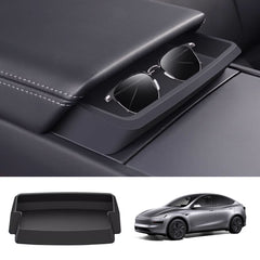 Center Console Armrest Sunglasses Storage Box for New Tesla Model Y Juniper 2025+ - T-Launch