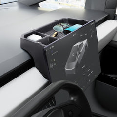 Center Console Behind Screen Storage Box for Cybertruck - T-Launch