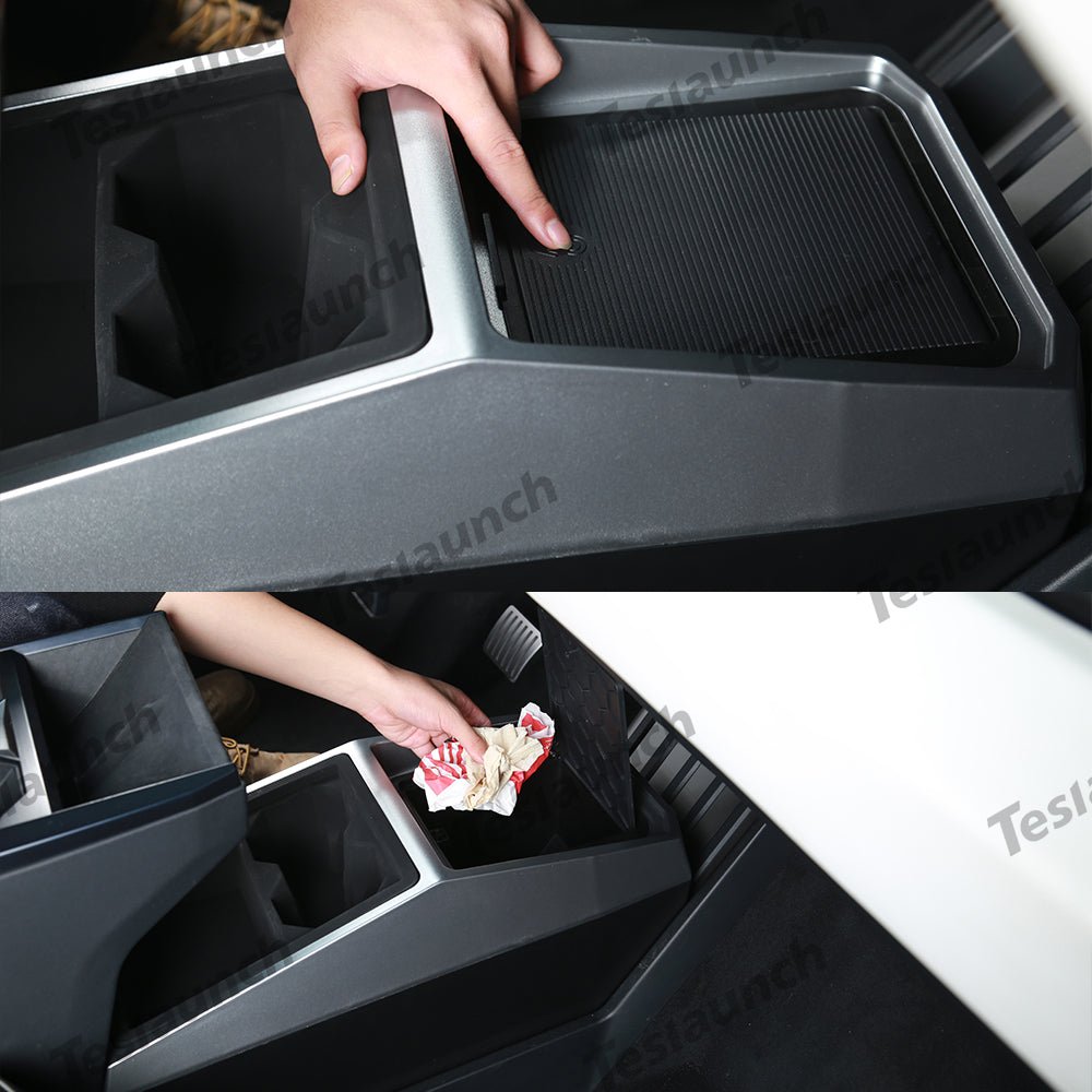 Center Console Floor Organizer for Cybertruck - T-Launch