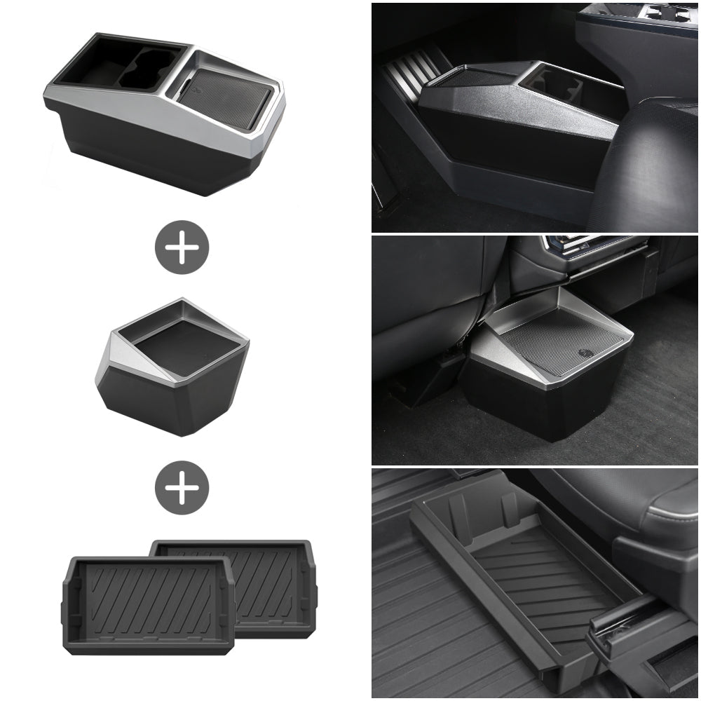 Center Console Floor Organizer for Cybertruck - T-Launch
