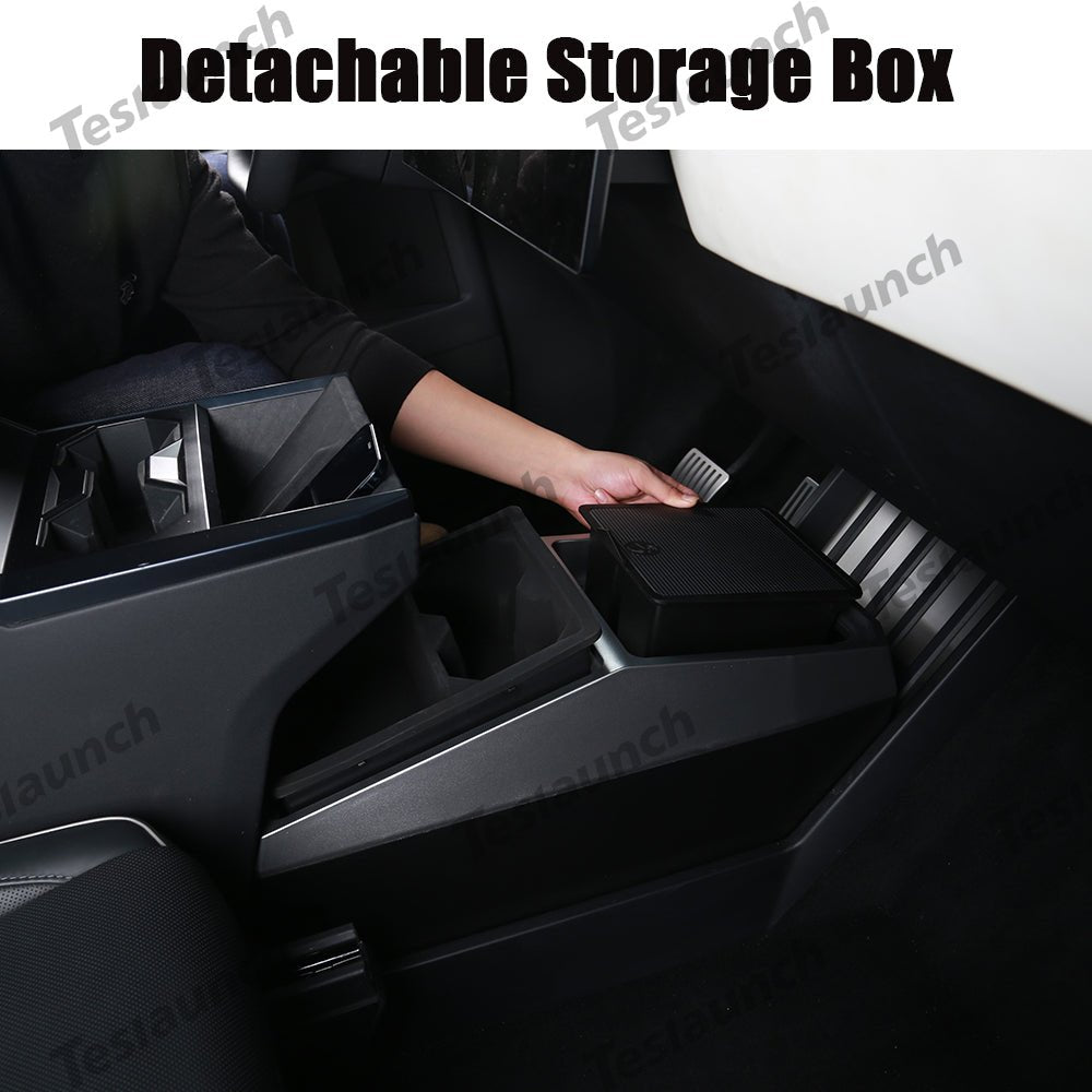 Center Console Floor Organizer for Cybertruck - T-Launch