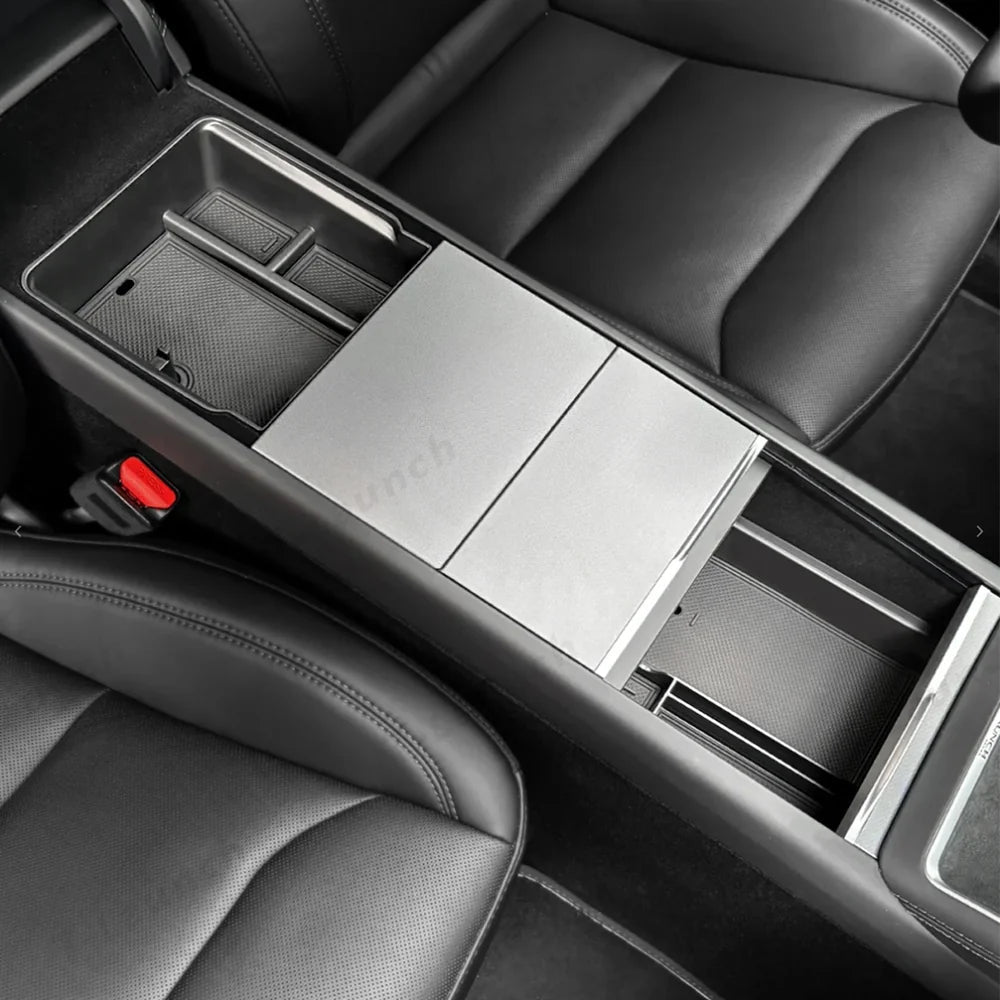 Center Console Organizer and Armrest Box for Tesla 2024+ Model 3 Highland - T-Launch