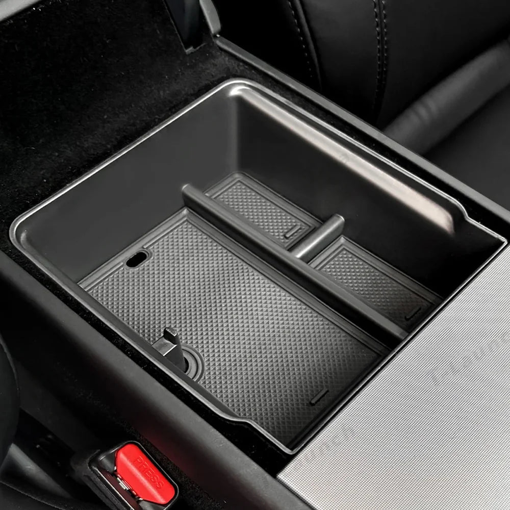 Center Console Organizer and Armrest Box for Tesla Model 3 Highland Standard 2025+ - T-Launch
