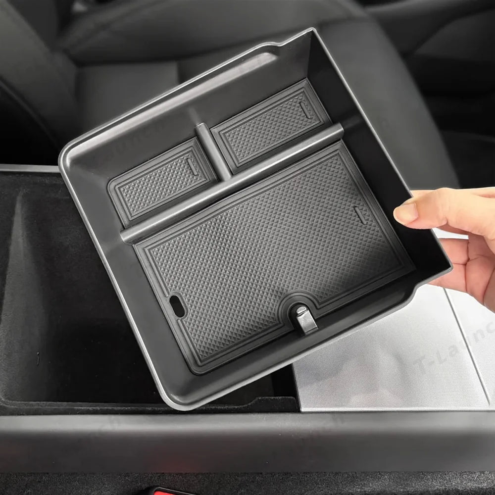 Center Console Organizer and Armrest Box for Tesla Model 3 Highland Standard 2025+ - T-Launch