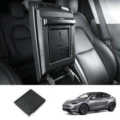 Center Console Organizer Armrest Hidden Storage Box For Tesla Model 3 / Y (2017-2023) - T-Launch
