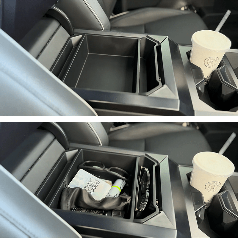 Center Console Organizer Tray OEM Style Storage Box for Cybertruck - T-Launch