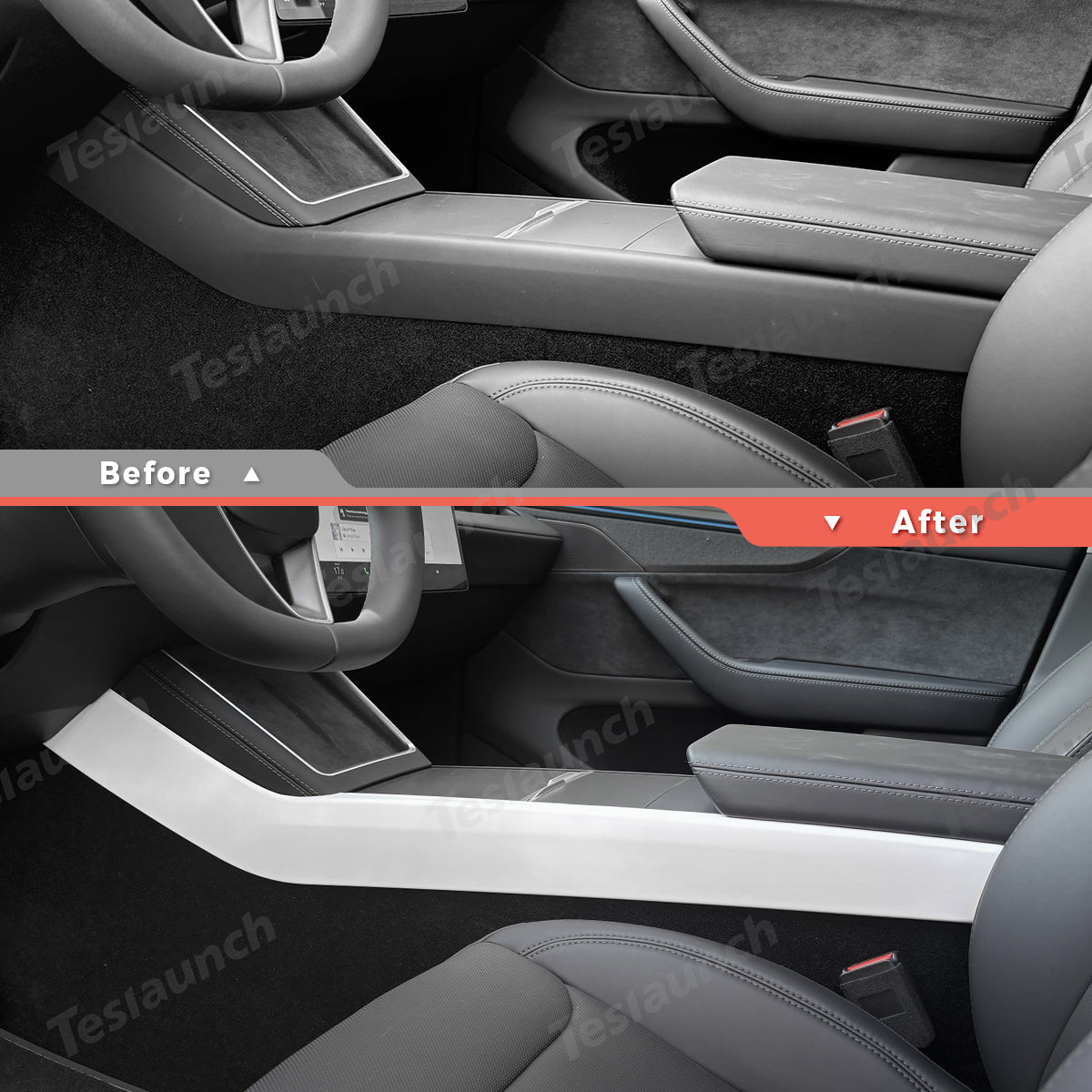 Center Console Side Trim Cover for Tesla Model Y Juniper 2025+ - T-Launch